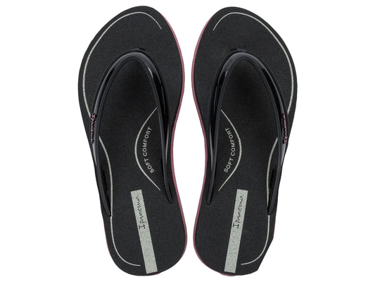 Sandalia Mujer Negro/Lila Rio Ipanema