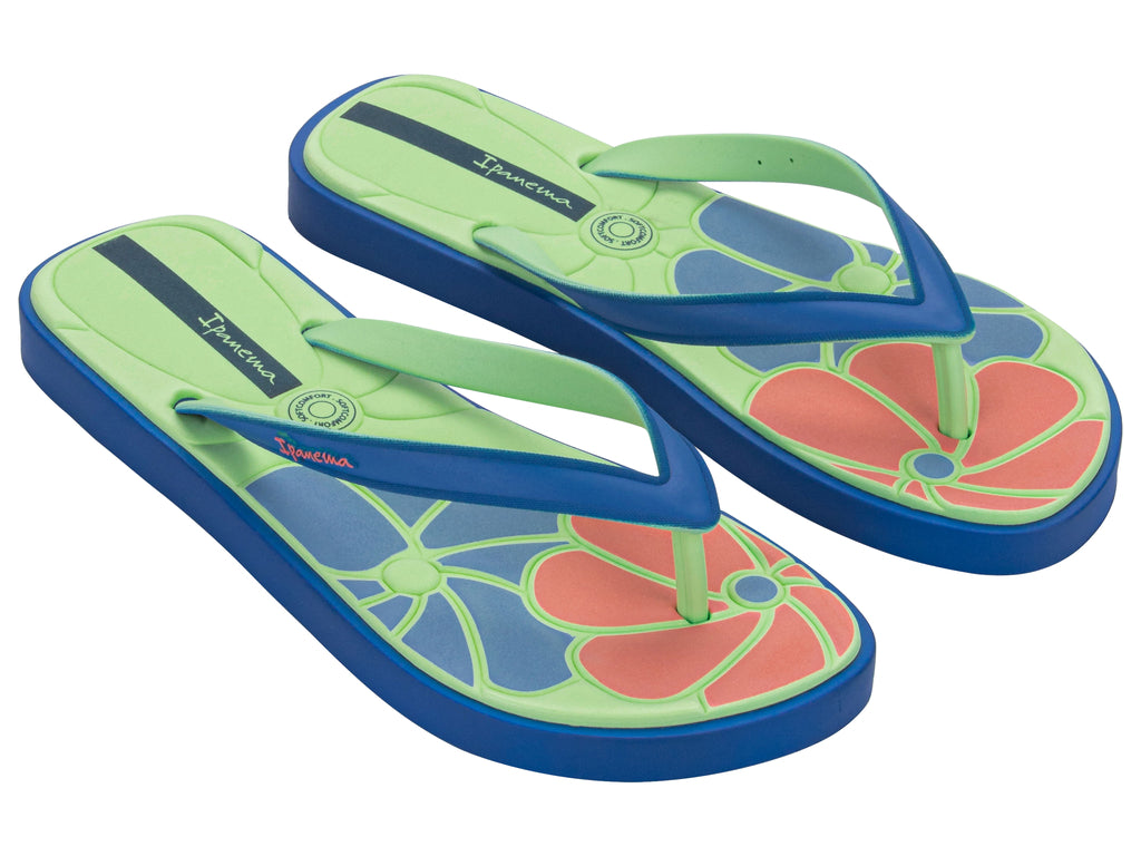 Sandalia Mujer Azul/Verde Classic Comfy Ipanema