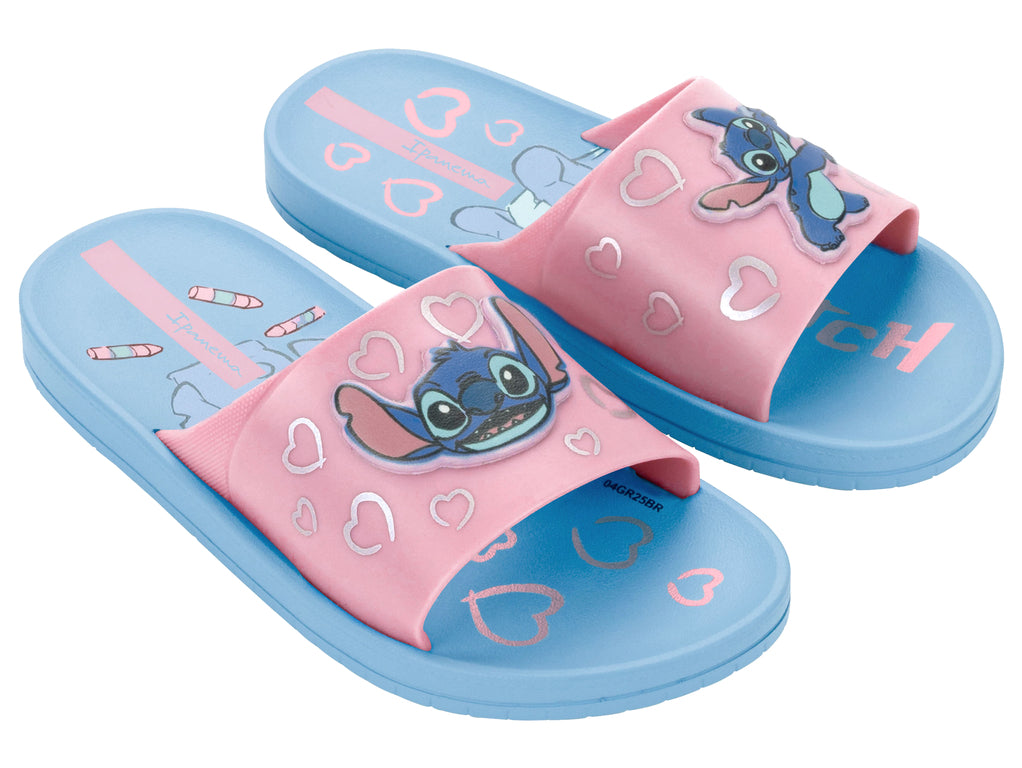 Sandalia Infantil Azul/Rosa Disney Fun Ipanema