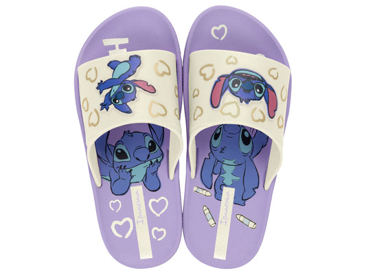 Sandalia Infantil Beige/Lila Disney Fun Ipanema