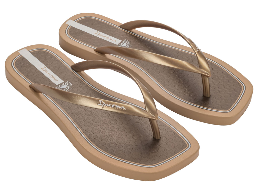 Sandalia Mujer Beige/Bronce Edge Glam Ipanema