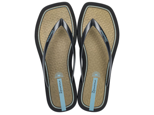 Sandalia Mujer Negro/Dorado Edge Glam Ipanema