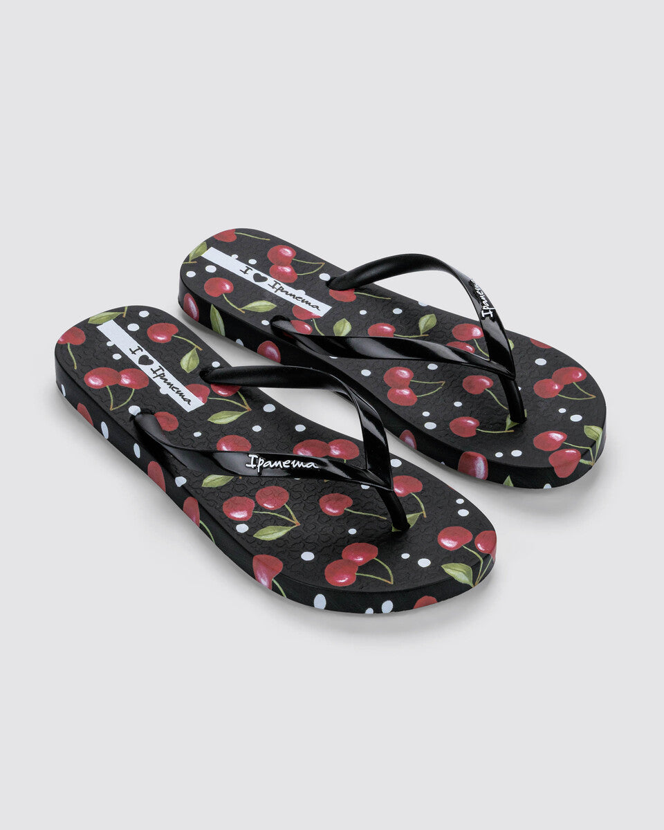 Sandalia Mujer Negro/RojoTrendy Print Ipanema