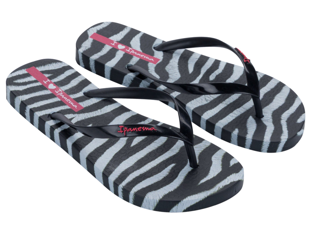 Sandalia Mujer Rosa/Negro Trendy Print Ipanema