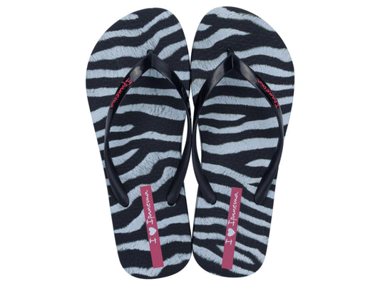 Sandalia Mujer Rosa/Negro Trendy Print Ipanema