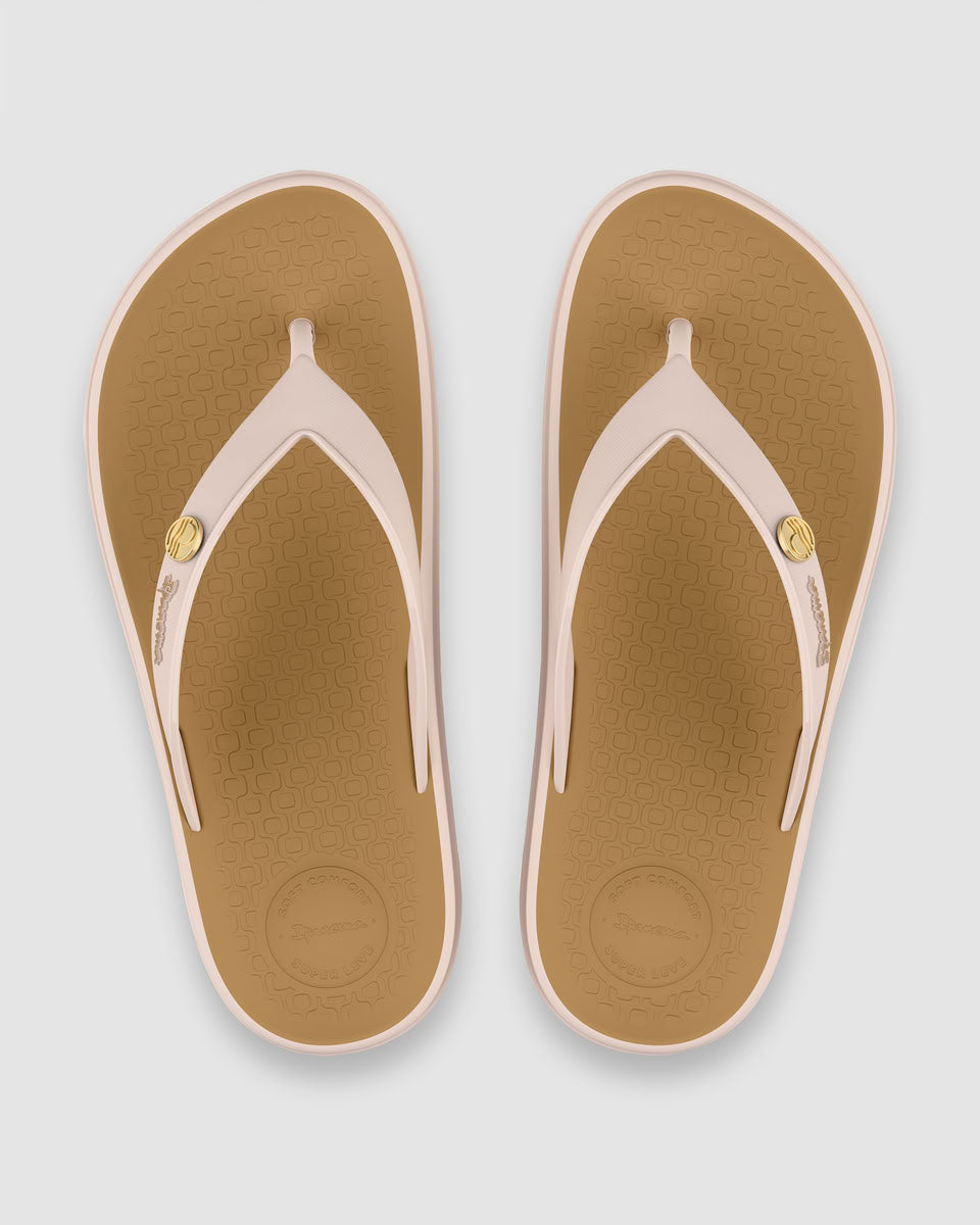 Sandalia Mujer Beige Pluma Anatomica Ipanema