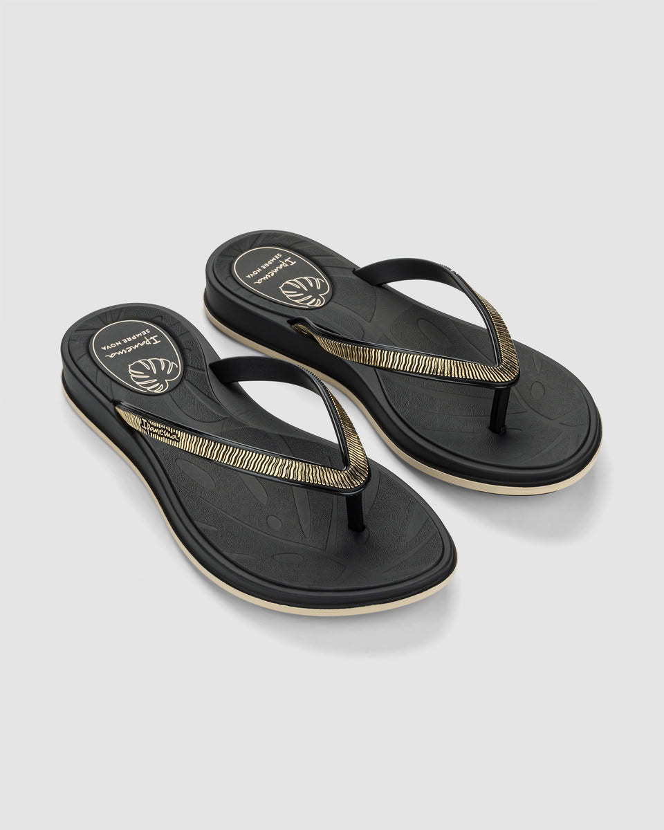 Sandalia Mujer Negro Shine 2 Ipanema