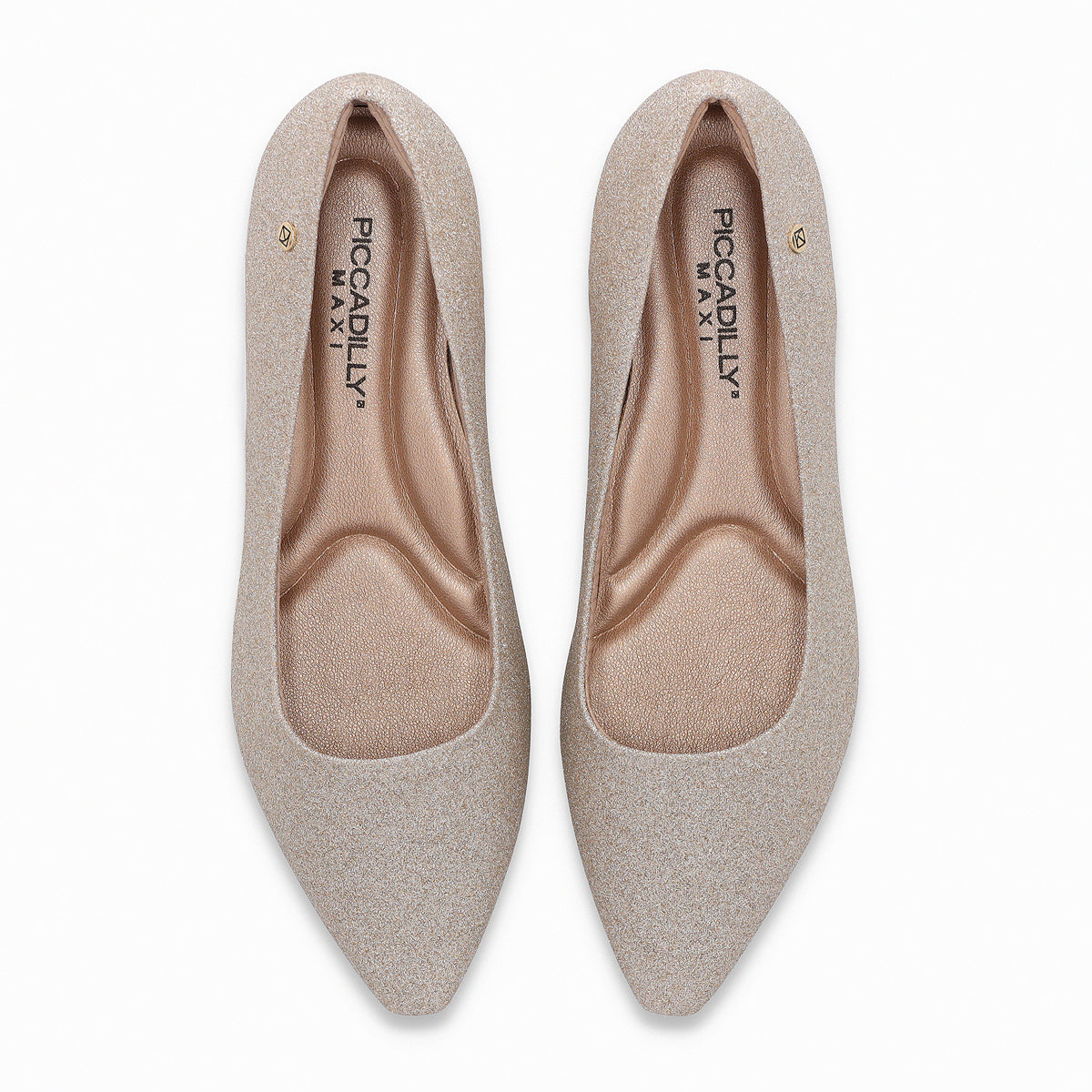 Zapato Mujer Champagne/Glitter Silvia Piccadilly