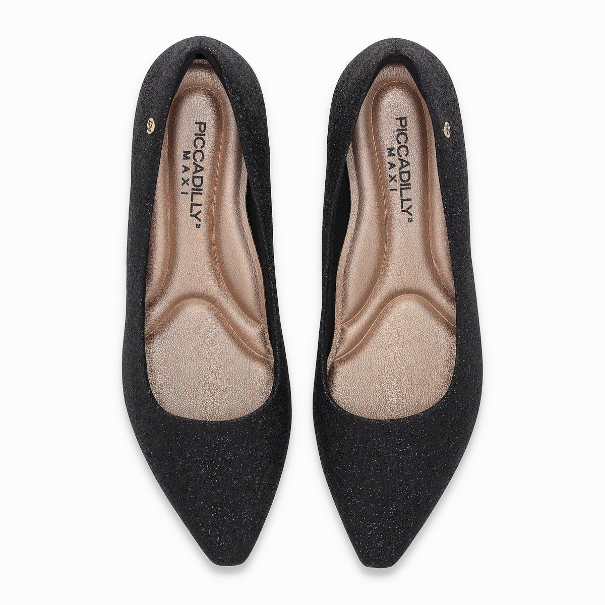 Zapato Mujer Negro/Glitter Silvia Piccadilly