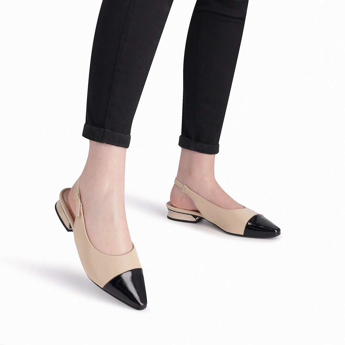 Zapato Mujer Nude/Charol Silvia 553  Piccadilly