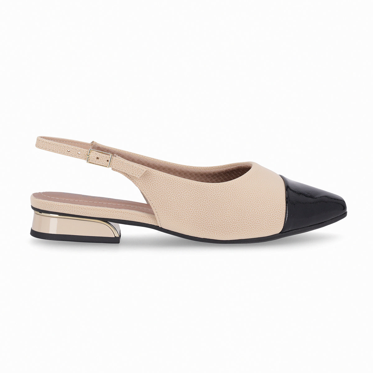 Zapato Mujer Nude/Charol Silvia 553  Piccadilly