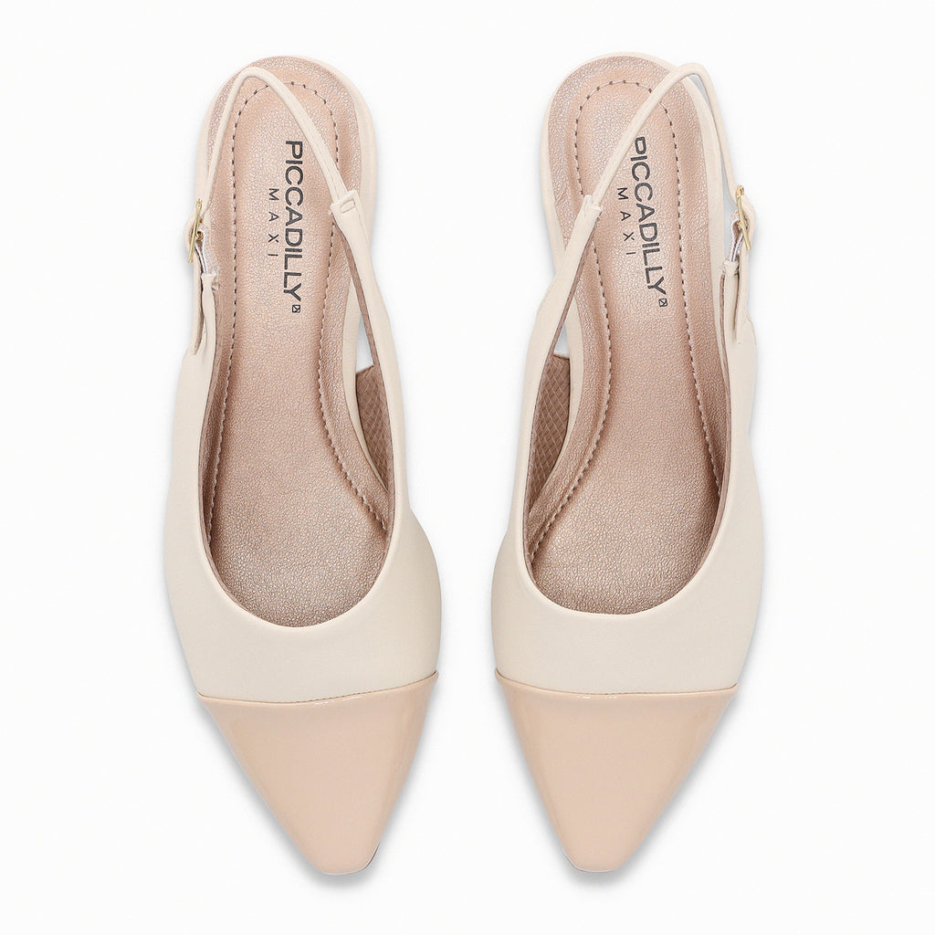 Zapato Mujer Crema/Nude Silvia 553  Piccadilly