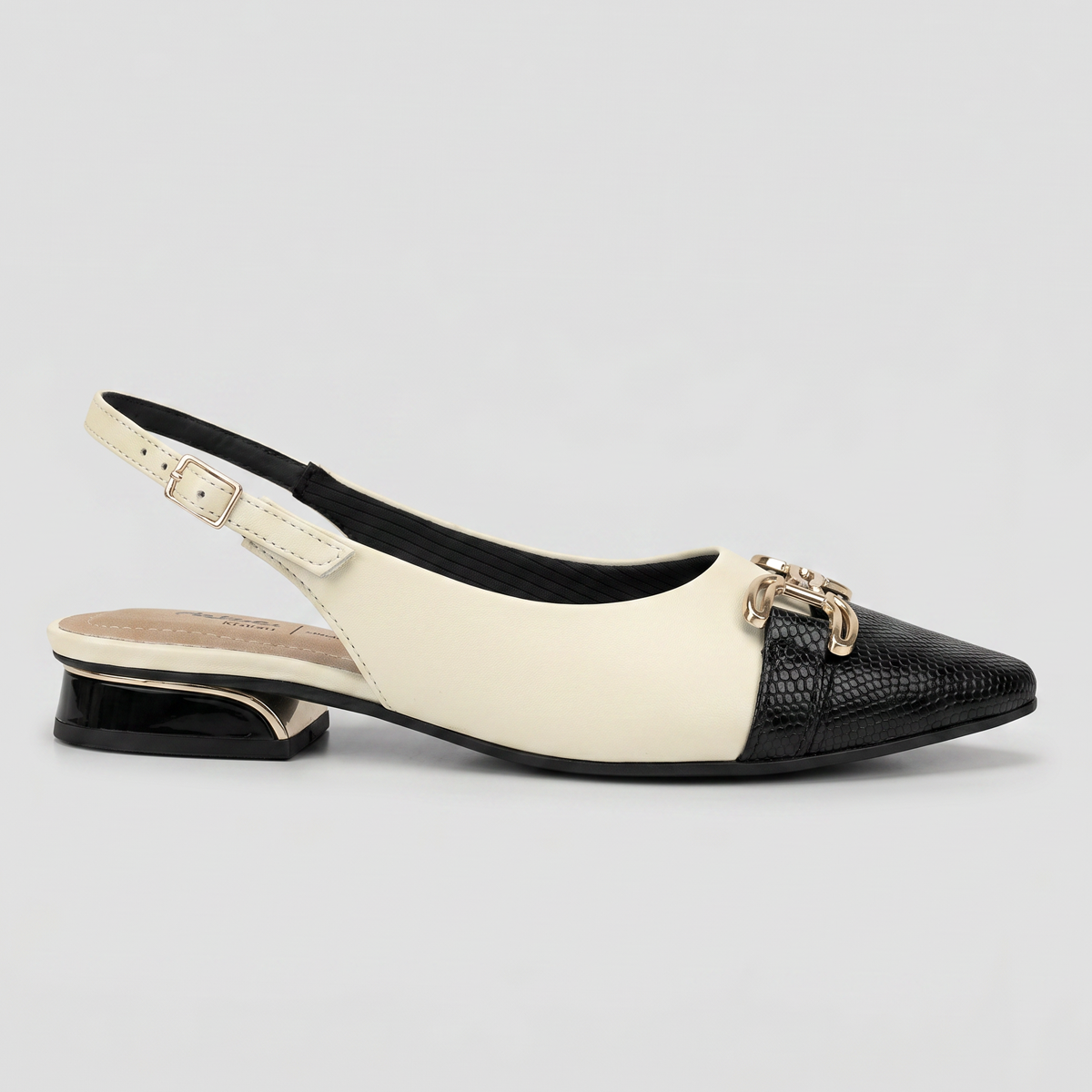 Zapato Mujer Negro/Crema Silvia 04 Piccadilly