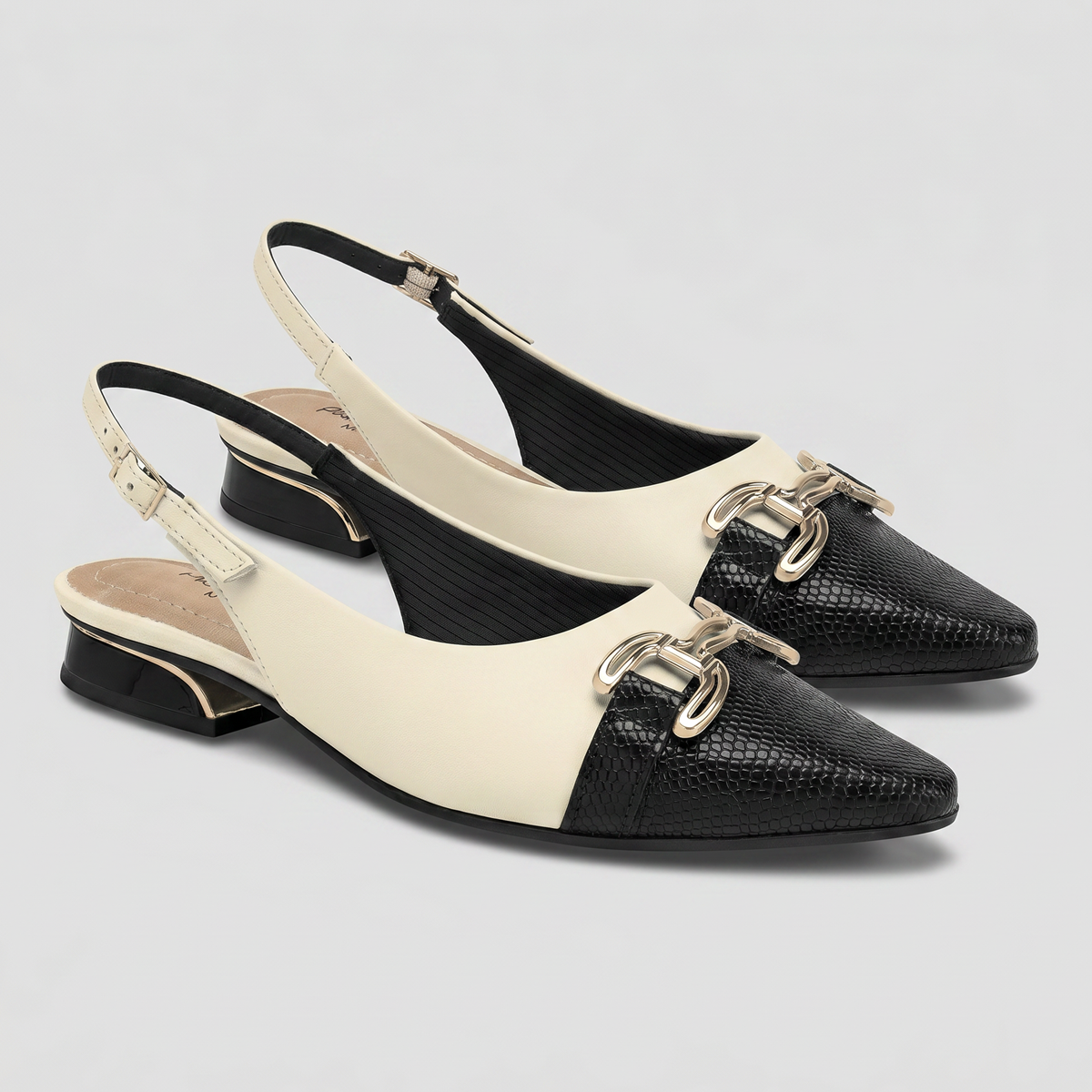 Zapato Mujer Negro/Crema Silvia 04 Piccadilly
