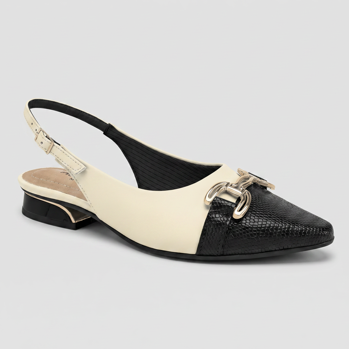 Zapato Mujer Negro/Crema Silvia 04 Piccadilly