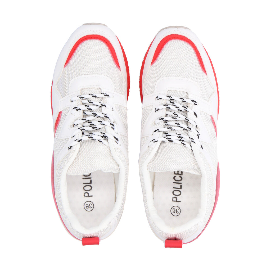 Zapatilla Urbana Mujer Blanco/Fluor Amalia Police