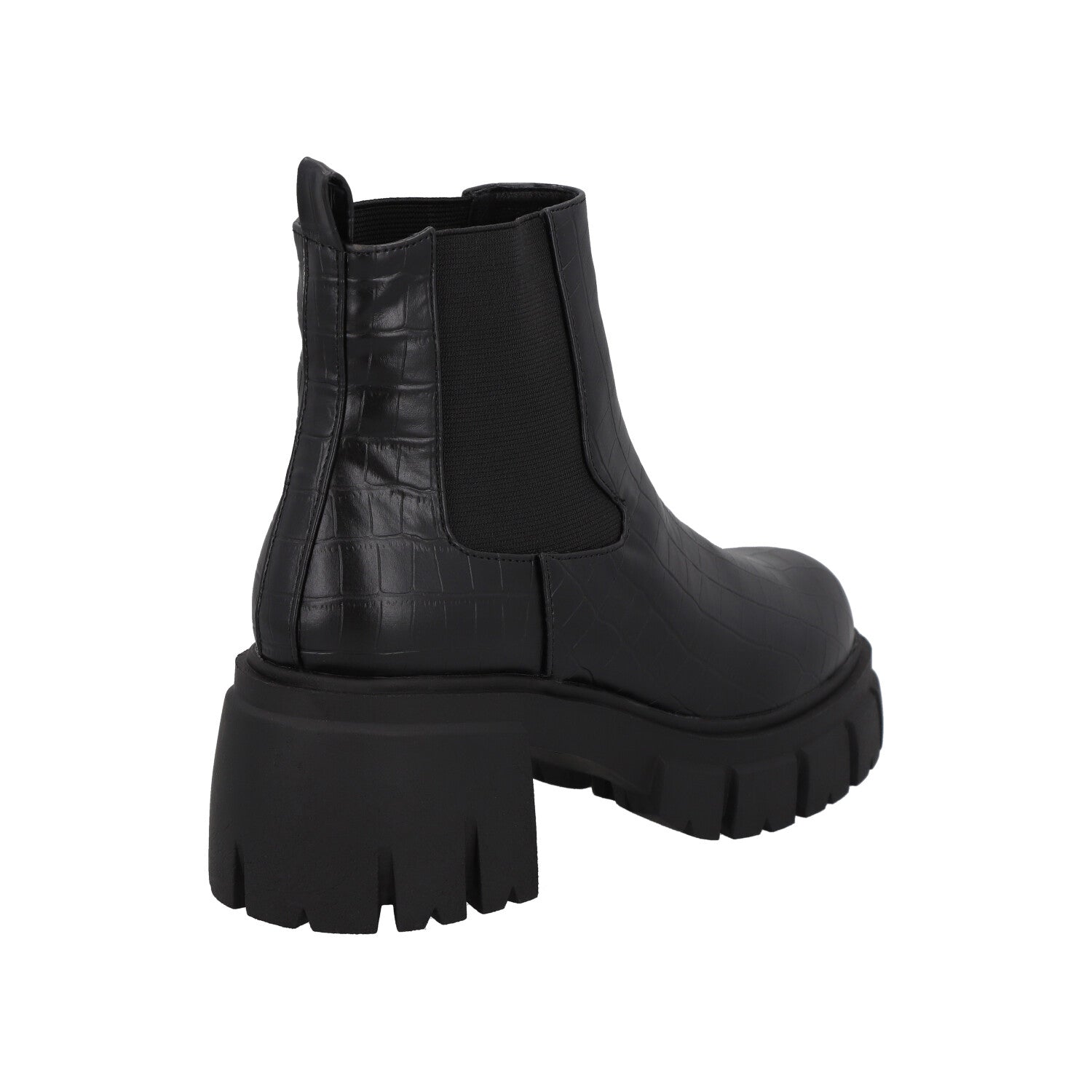 Botin Mujer Negro Plataforma Cecilia Detogni