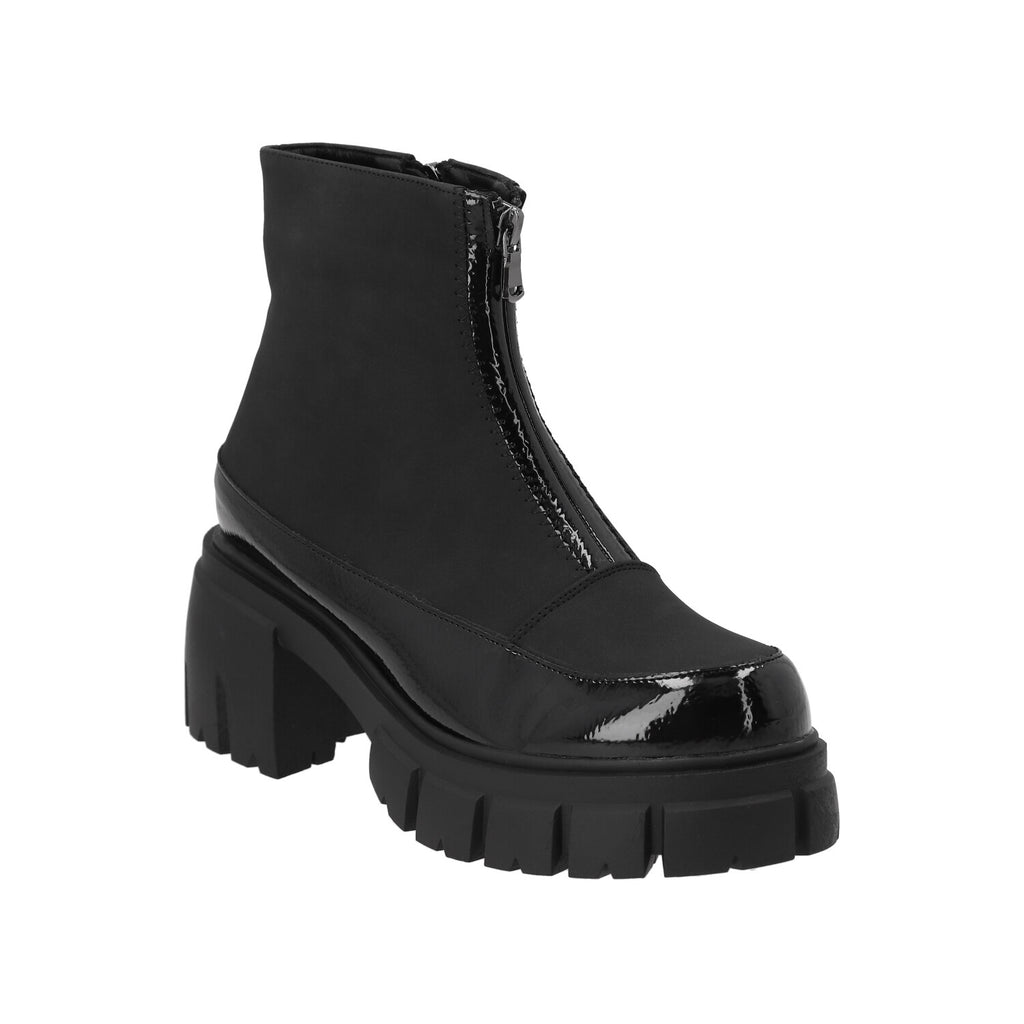 Botin Mujer Negro Plataforma Eva Detogni