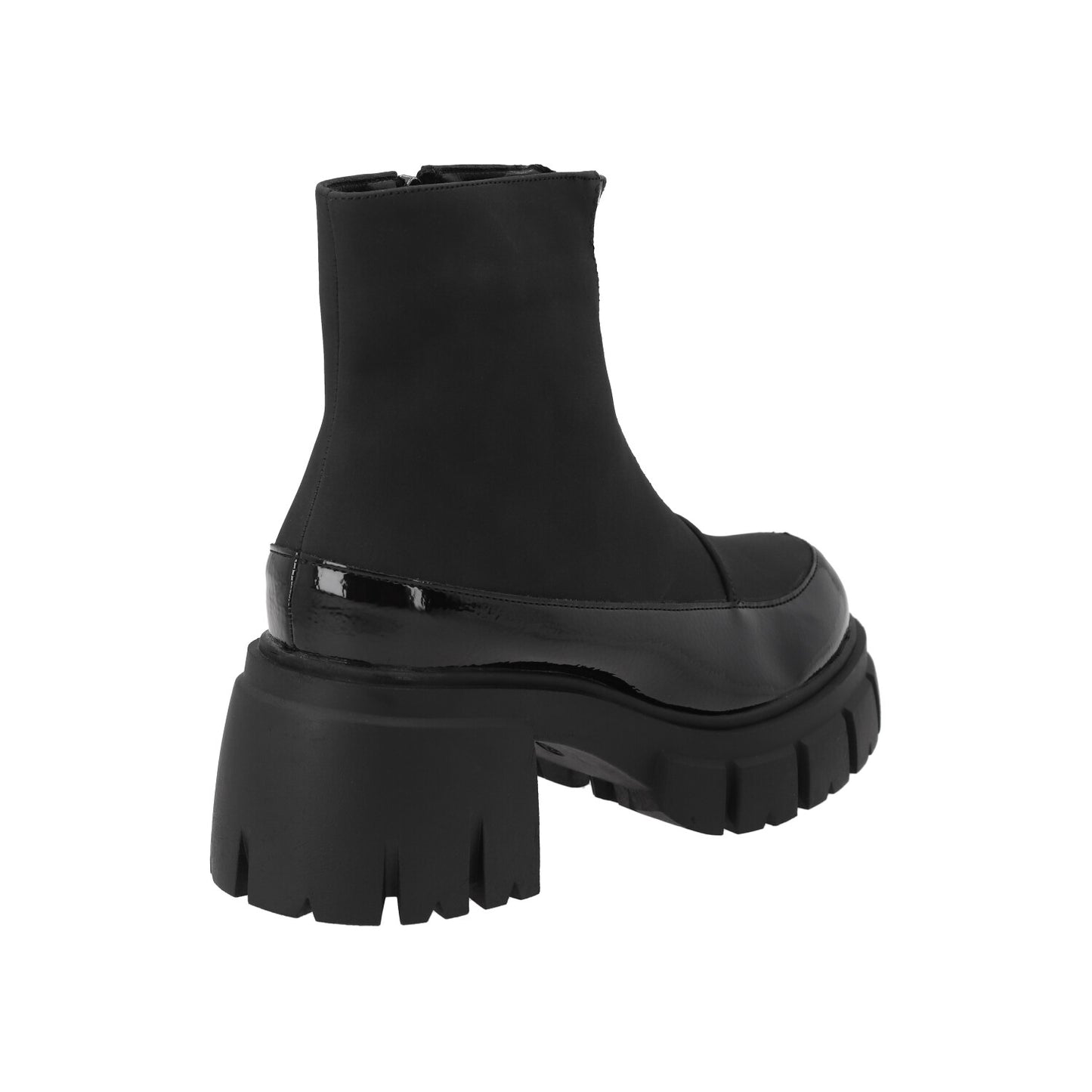 Botin Mujer Negro Plataforma Eva Detogni