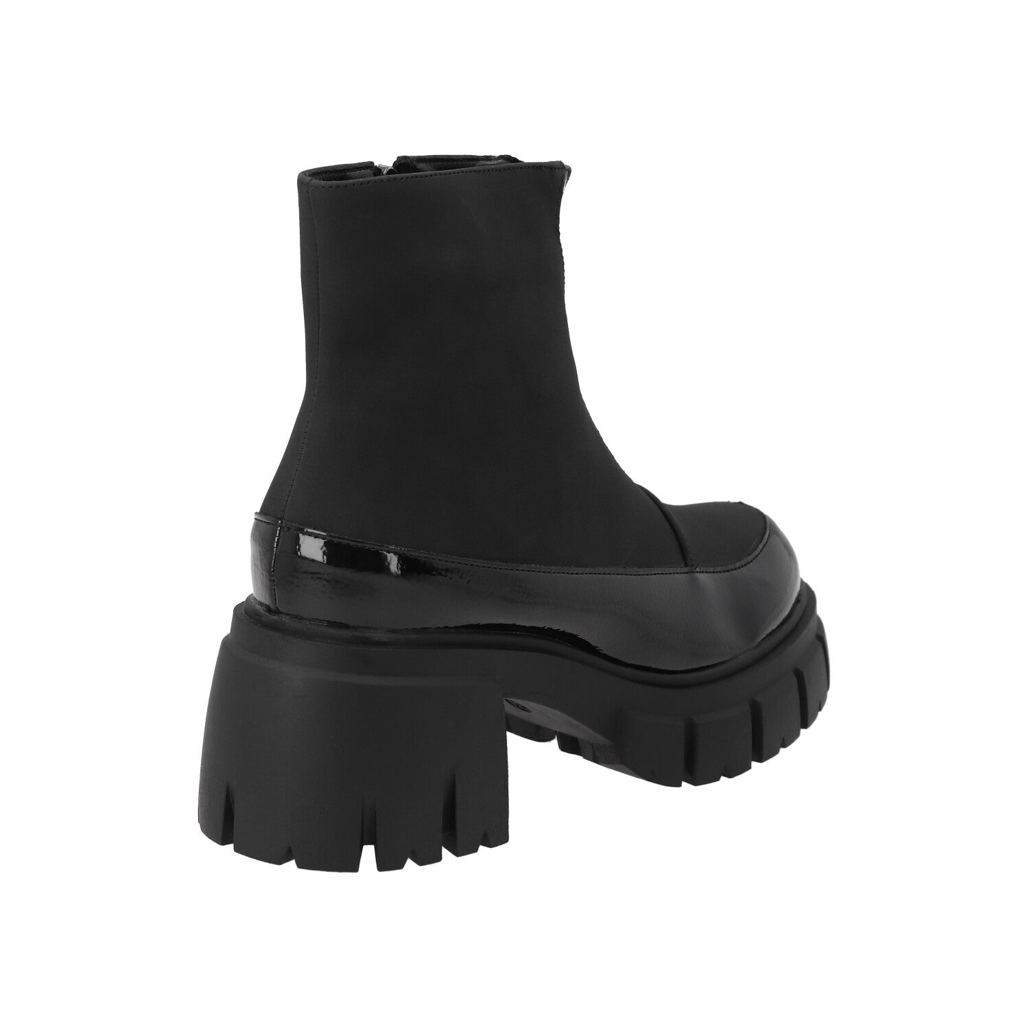 Botin Mujer Negro Plataforma Eva Detogni