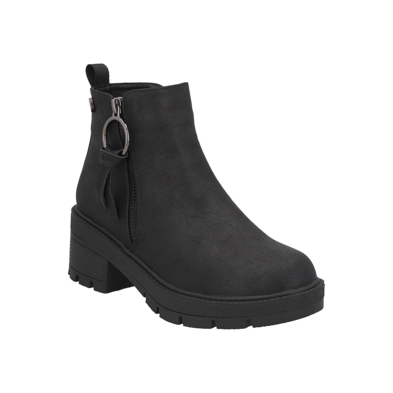 Botin Mujer Negro Plataforma Ester Detogni