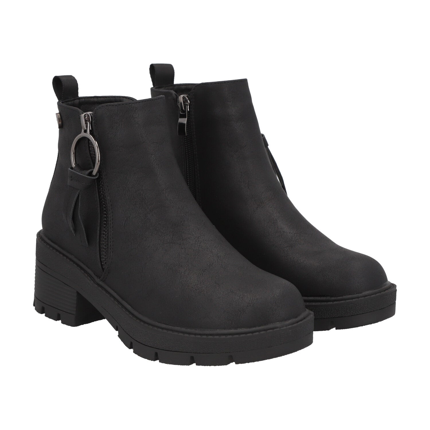 Botin Mujer Negro Plataforma Ester Detogni