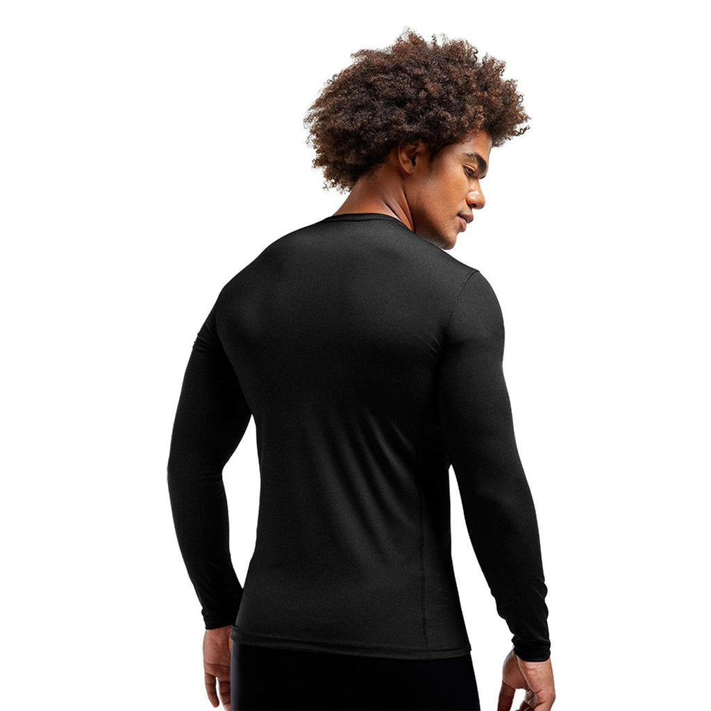 POLERA MANGA LARGA FLEX COMPRESSION NEGRO HOMBRE