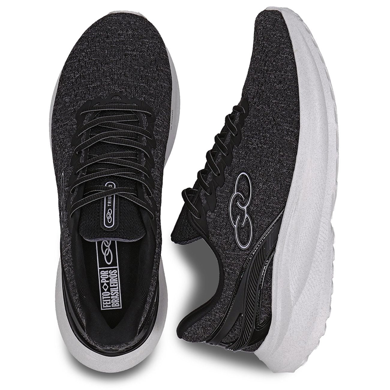 Zapatilla Hombre Triunfo 3 Negro/Gris