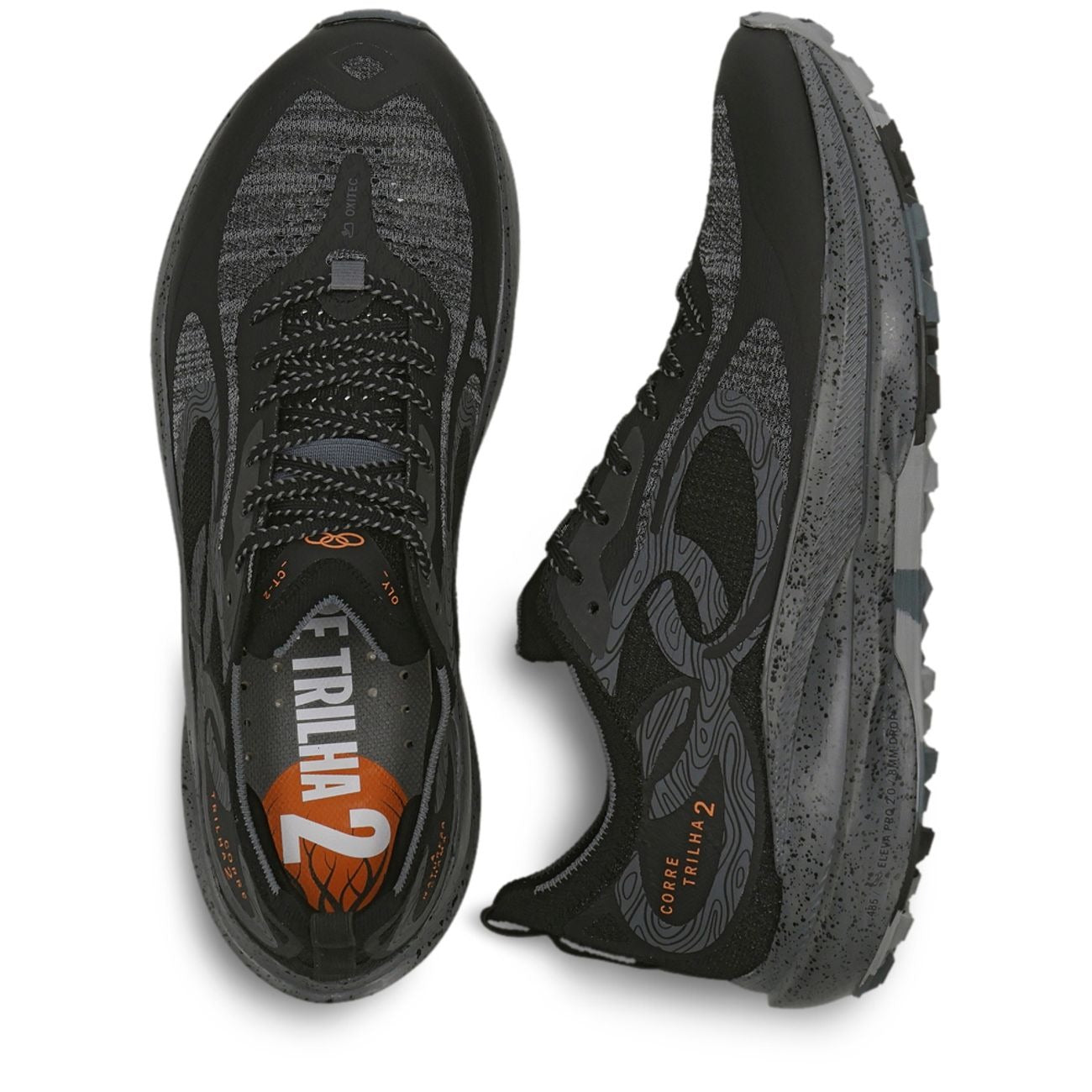 Zapatilla Trail Running Hombre Corre Trilha 2 Negro
