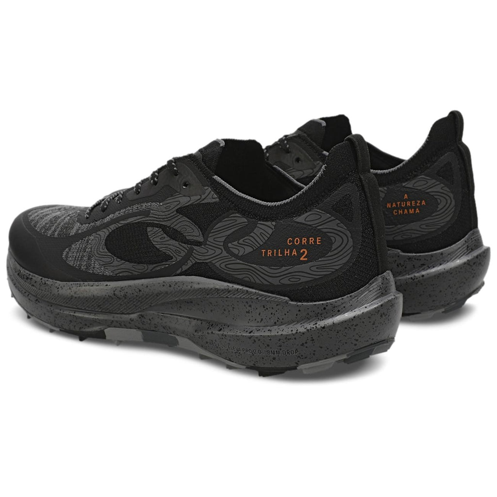 Zapatilla Trail Running Hombre Corre Trilha 2 Negro