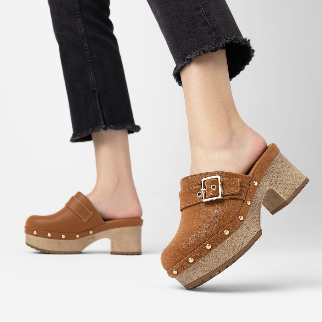 Zueco Mujer Marrón Vita Piccadilly