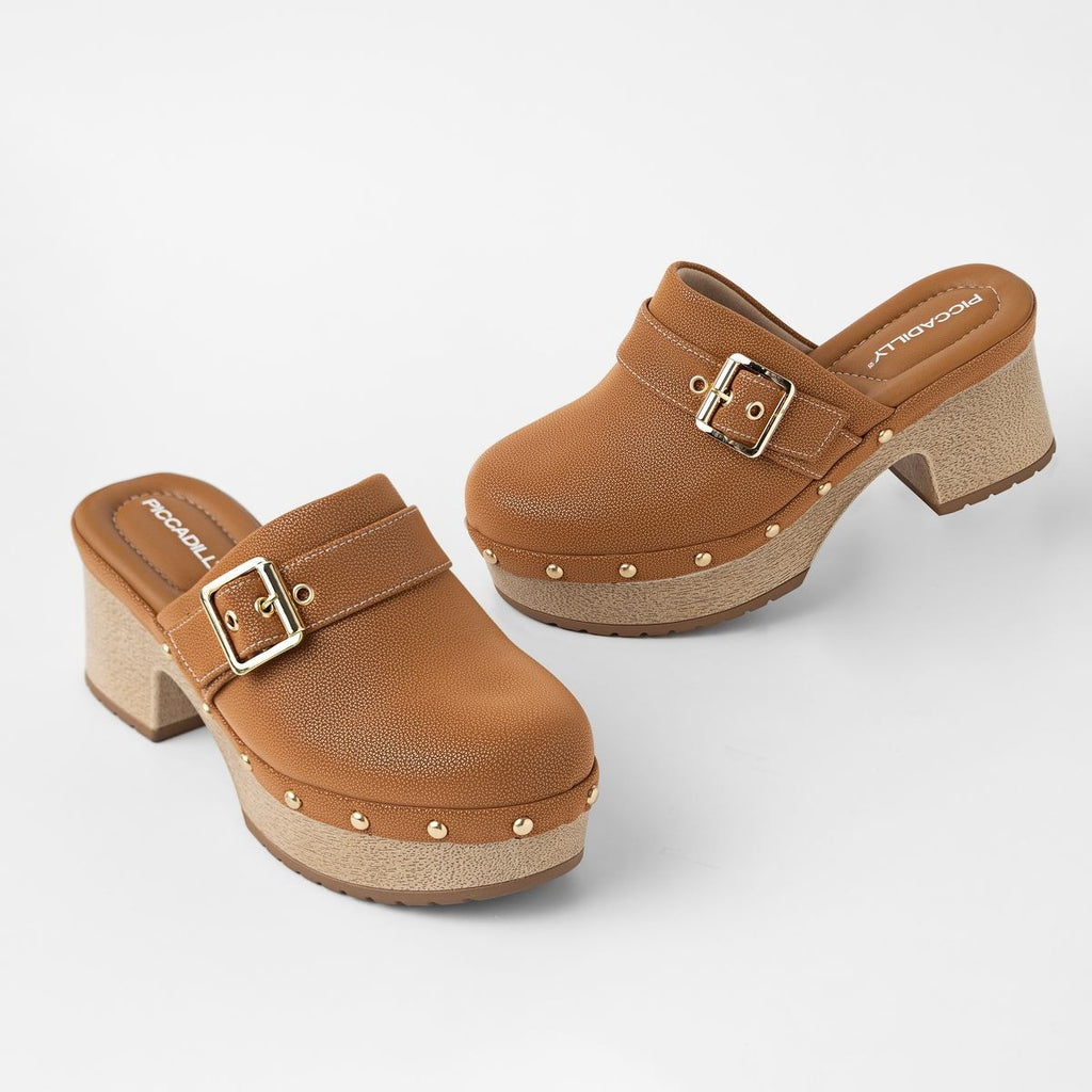 Zueco Mujer Marrón Vita Piccadilly