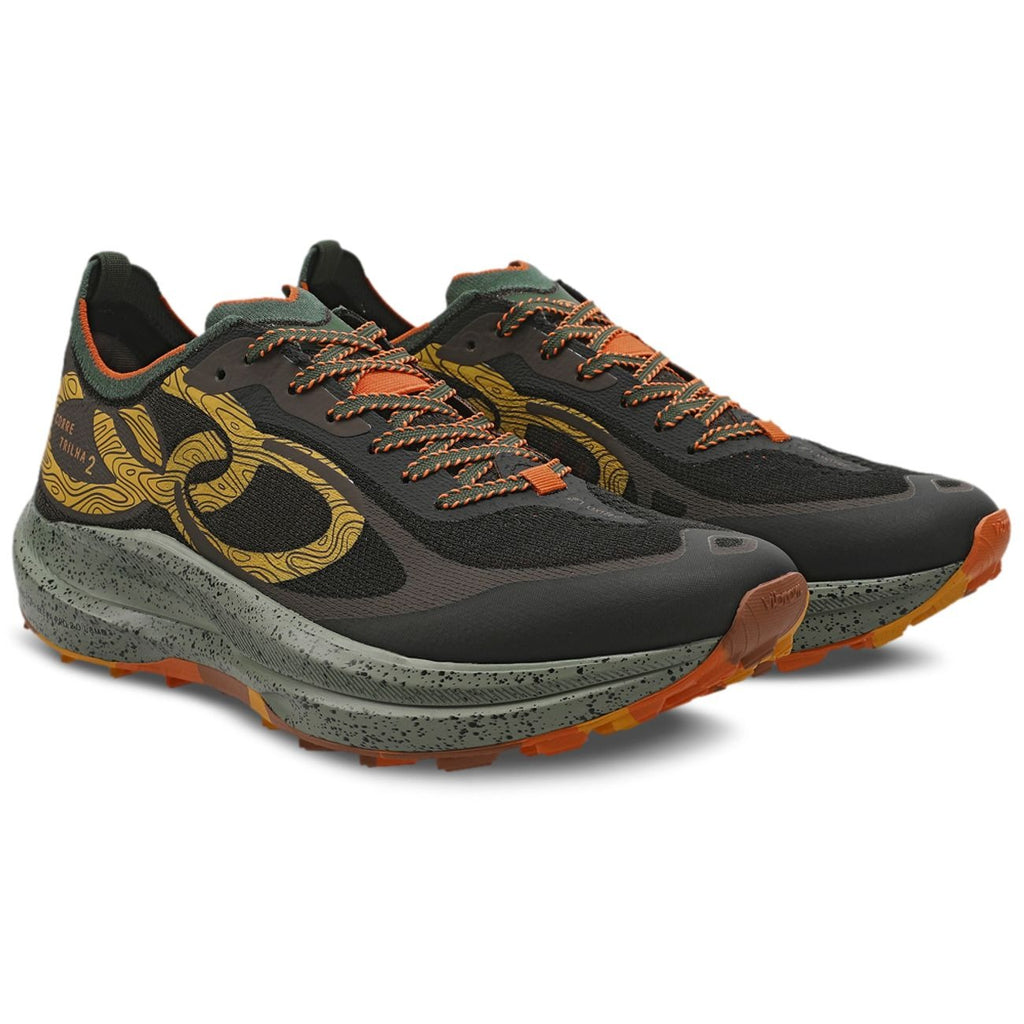 Zapatilla Trail Running Mujer Corre Trilha 2 Café/Militar