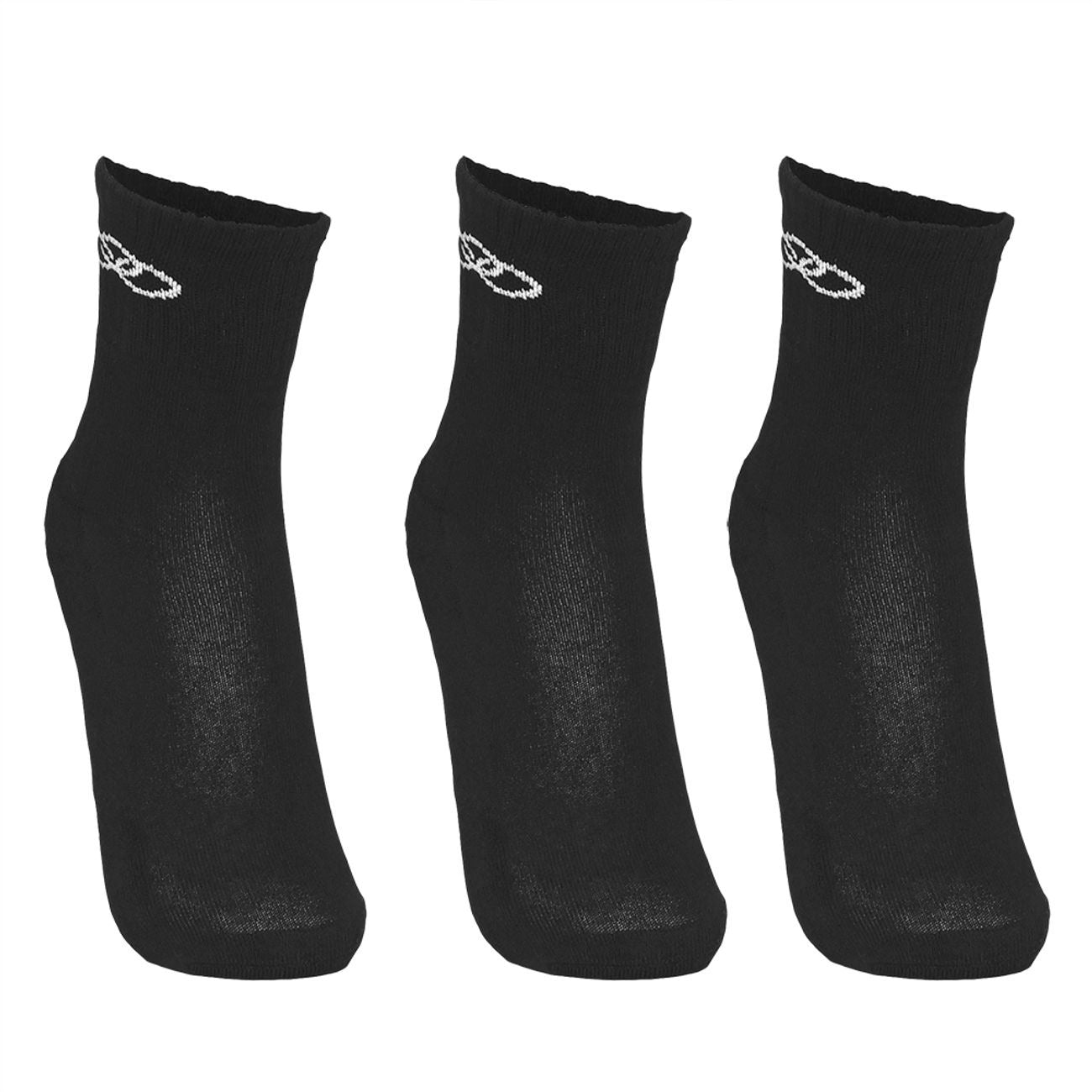TRIPACK CALCETINES MEDIOS NEGRO MUJER