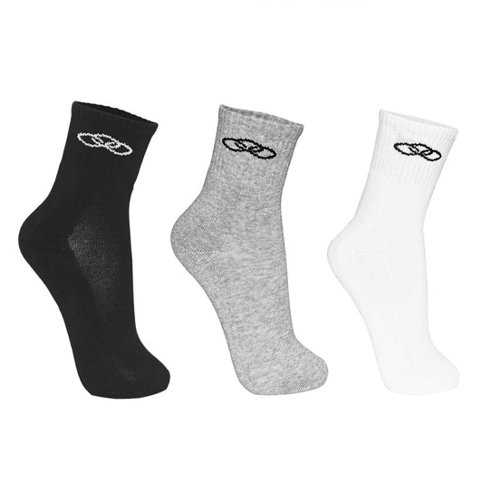 TRIPACK CALCETINES MEDIOS MULTICOLOR MUJER