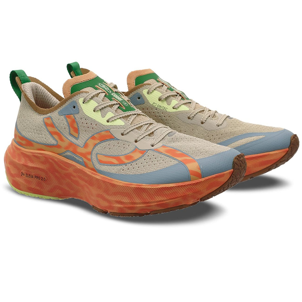Zapatilla Running Hombre Corre 4 Naranja Tigre