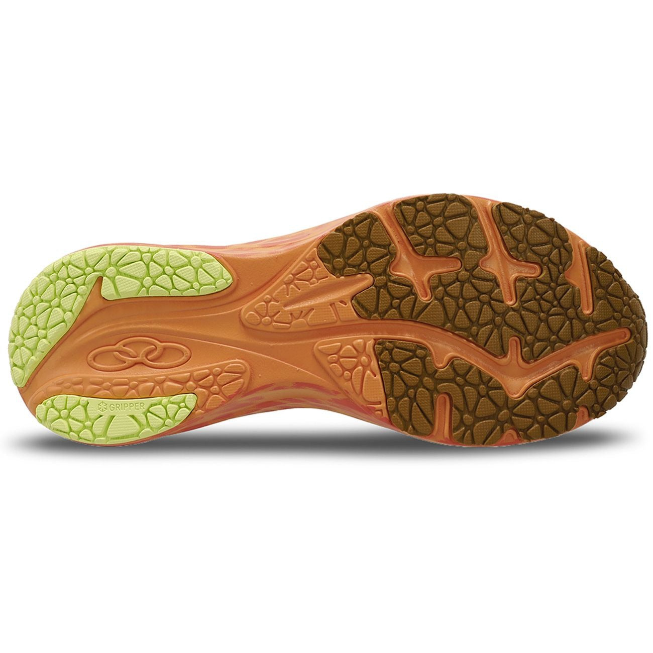 Zapatilla Running Hombre Corre 4 Naranja Tigre