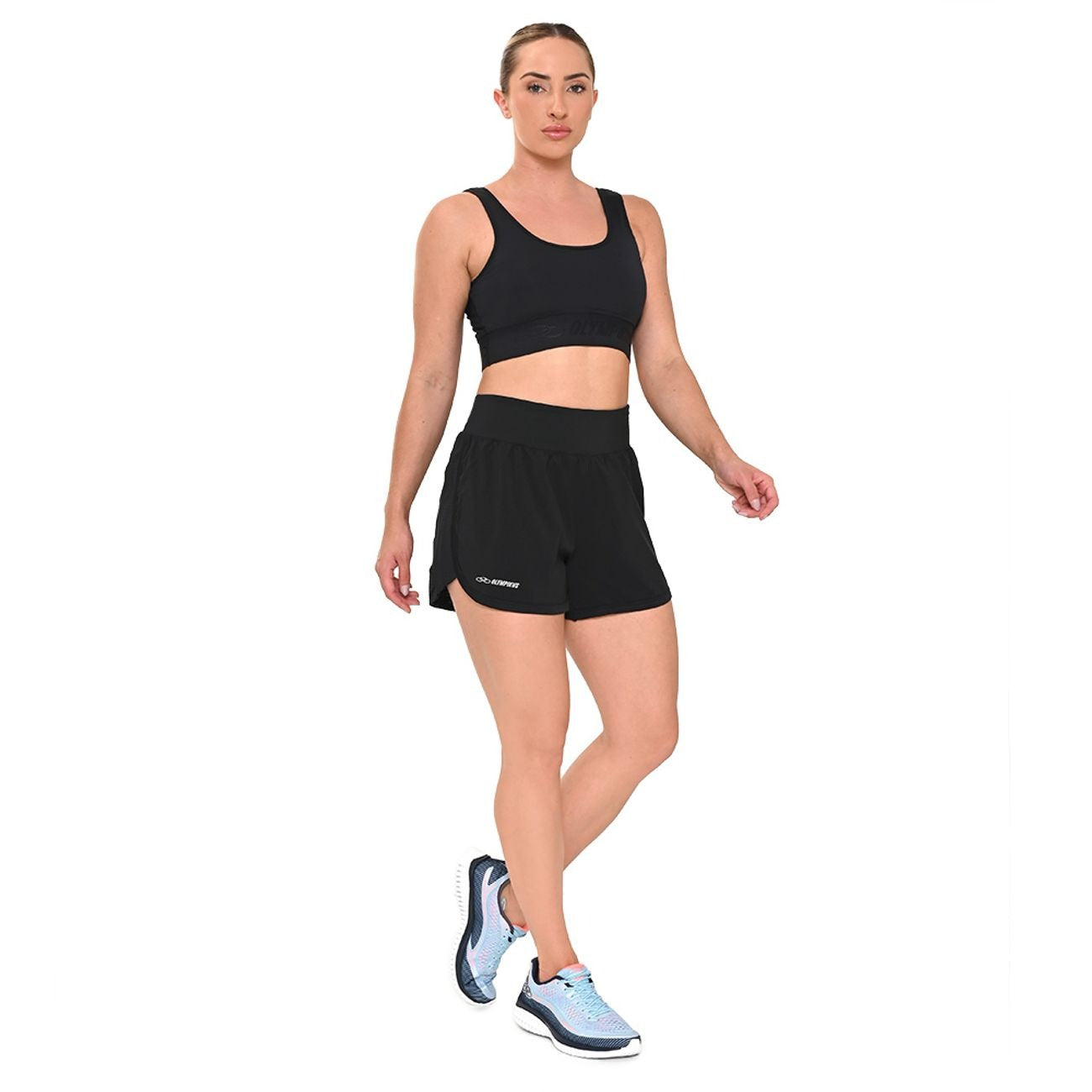 SHORT RUN 2 NEGRO MUJER