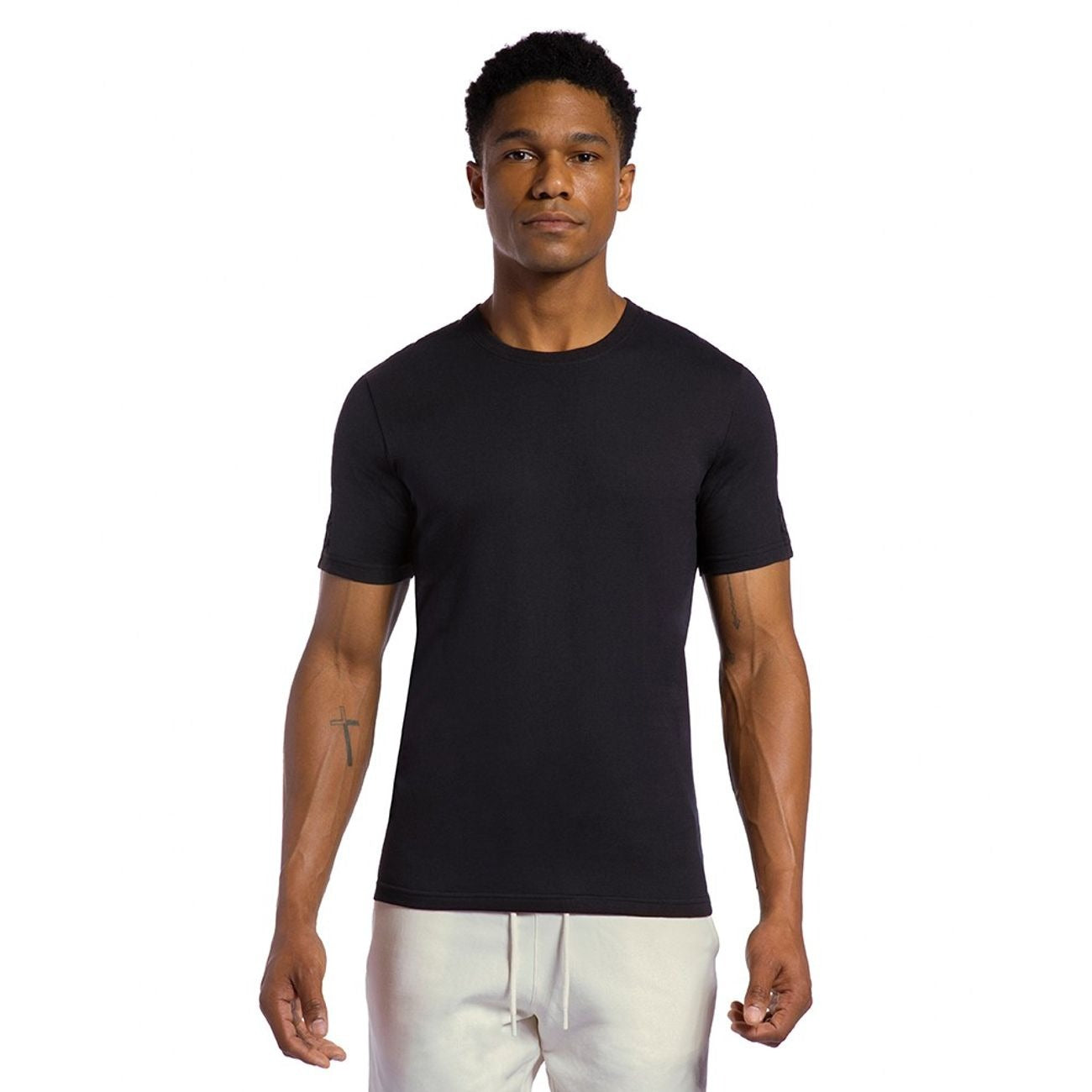 POLERA COMFY TAPE NEGRO HOMBRE