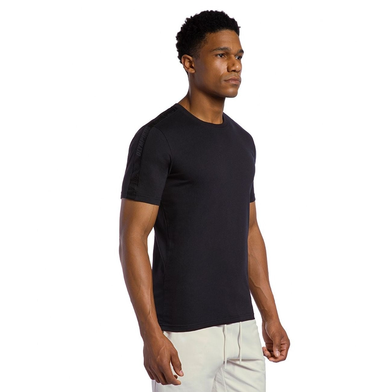 POLERA COMFY TAPE NEGRO HOMBRE