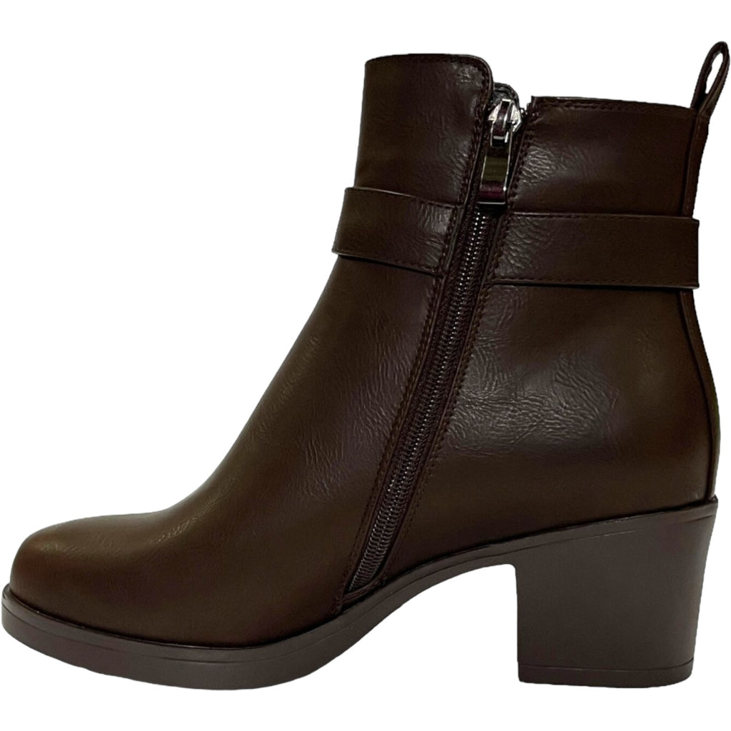 Botin Casual Mujer Cafe Augusta Detogni