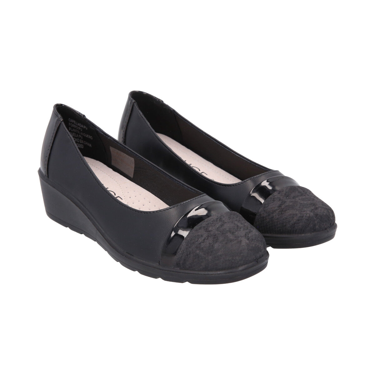 Zapato Mujer Negro Lipa Police