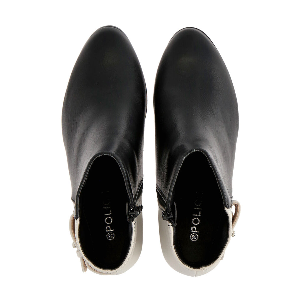 Botin Mujer Negro Rodas 11 Police