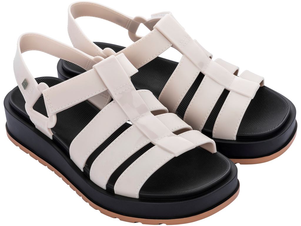 Sandalia Mujer Blanco Conectada 356 Zaxy