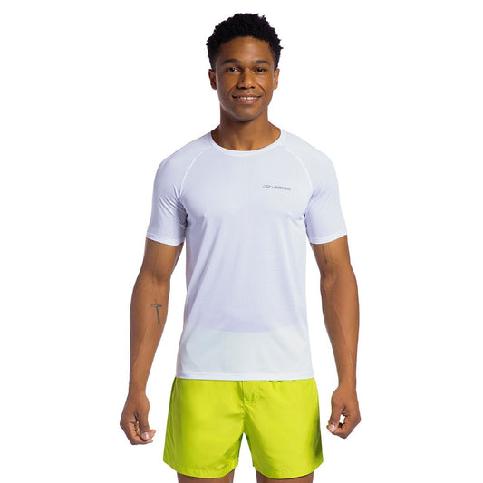 POLERA RUNNER MANGA CORTA BLANCA HOMBRE