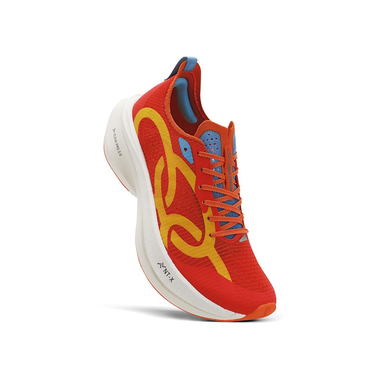 Zapatilla Running Mujer Corre Grafeno 3 Rojo/Amarillo
