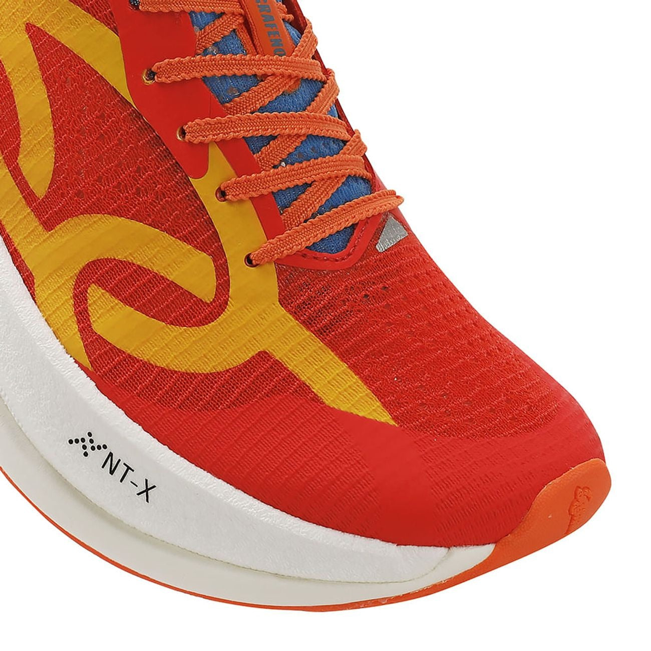 Zapatilla Running Mujer Corre Grafeno 3 Rojo/Amarillo