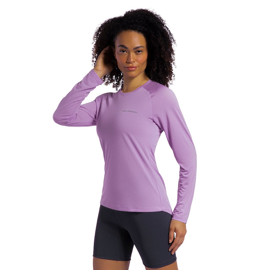 POLERA RUNNER 2.0 MANGA VERBENA MUJER