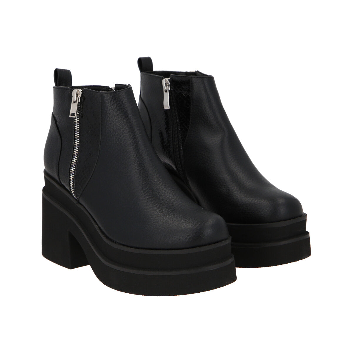 Botin Mujer Negro Yoice  Police