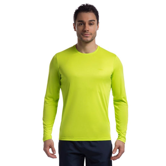 POLERA ESSENTIAL MANGA LARGA LIMA HOMBRE